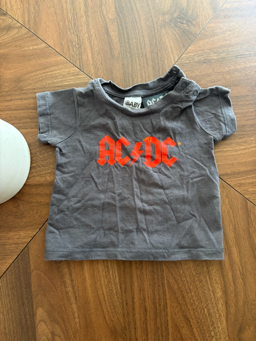 Cotton On AC/DC Baby Gray Tee